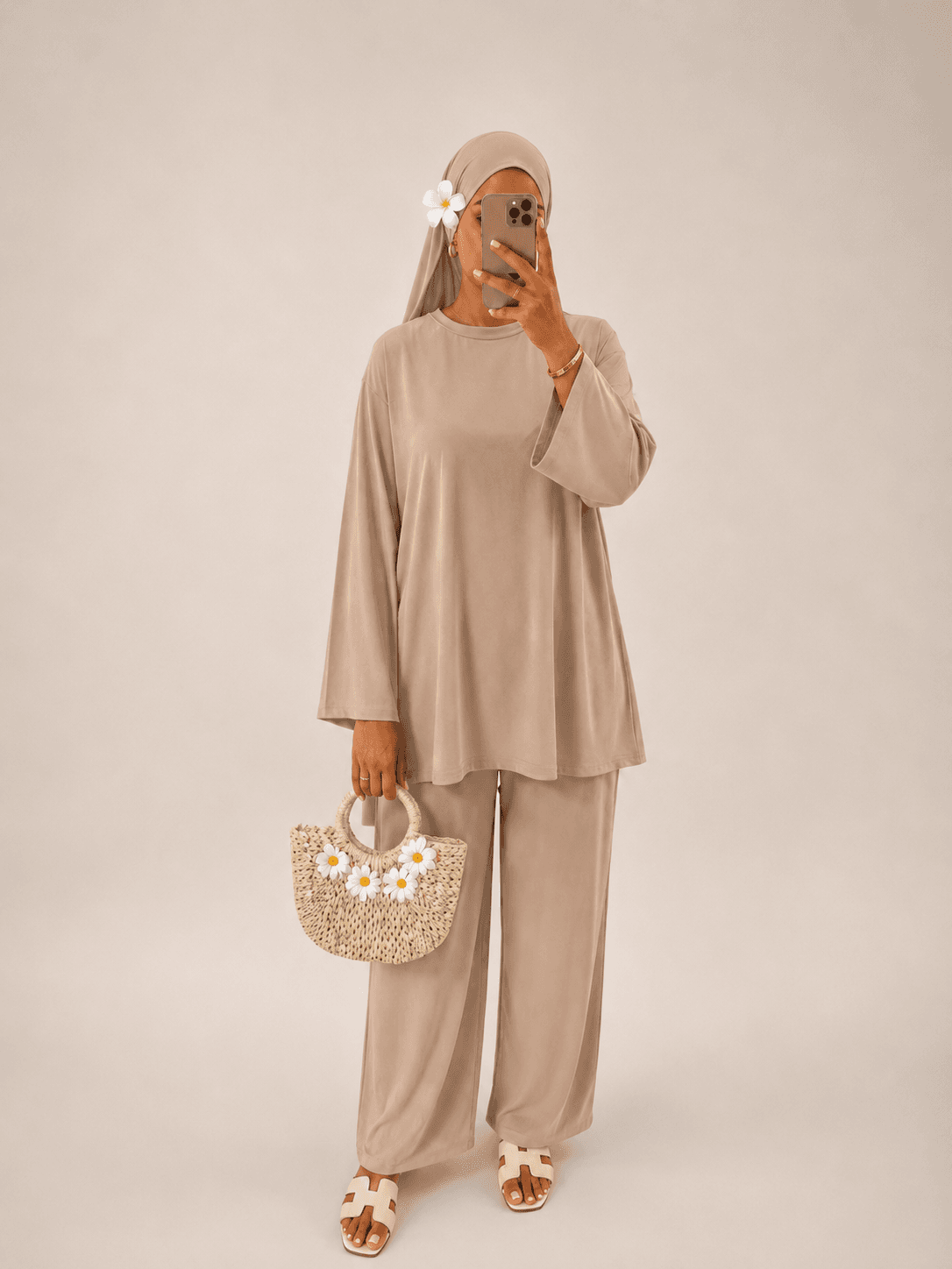 Burkini 3 pièces Beige