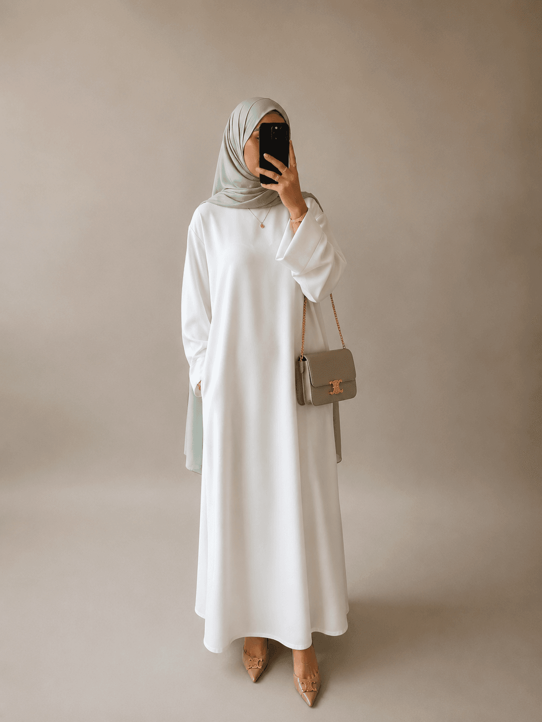 Abaya avec poches