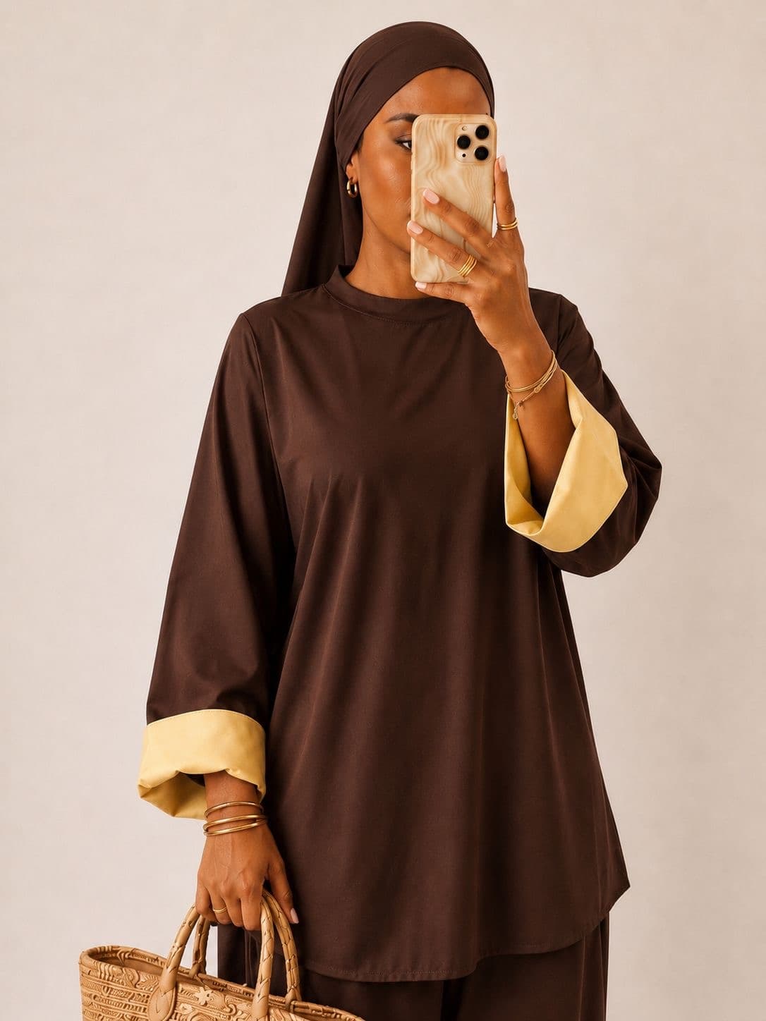 Burkini bicolore Browny