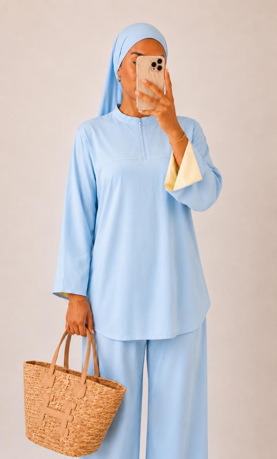Burkini bicolore Blue Lagoon
