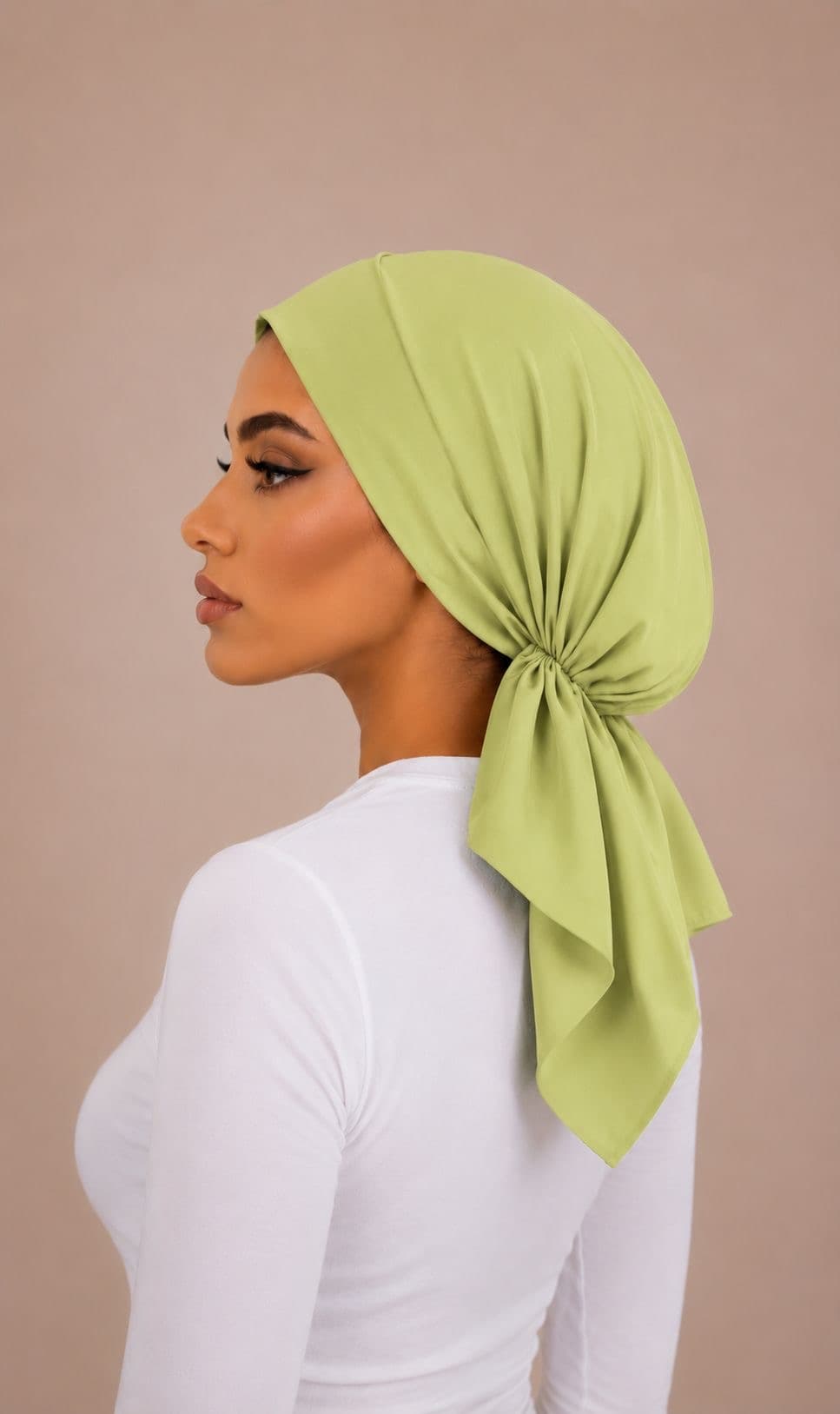 Turban de bain Pistache