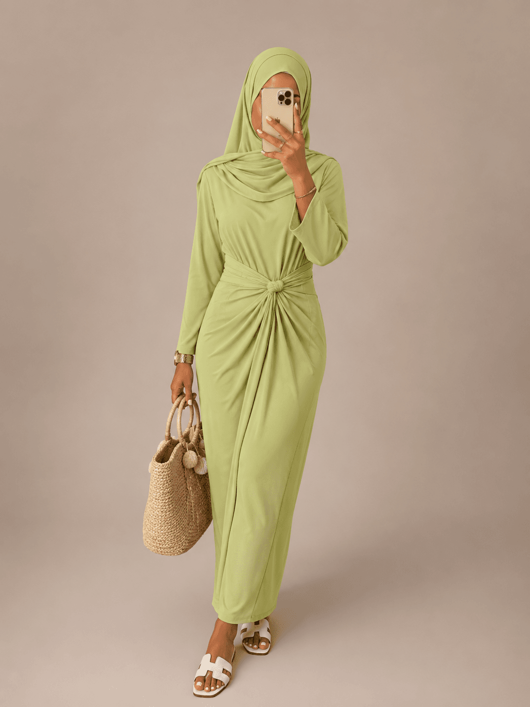 Burkini Paréo Long Pistache