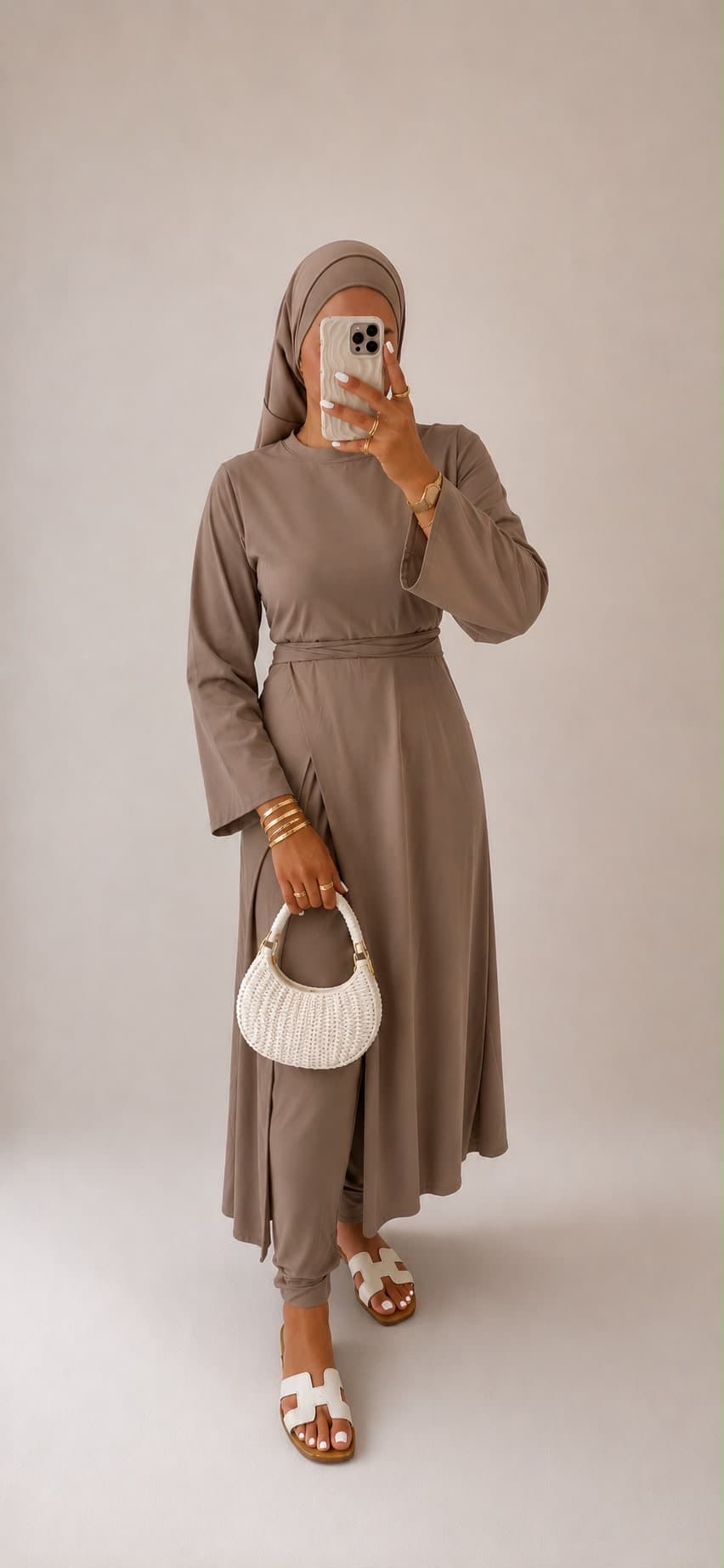 Burkini Paréo Long Sable