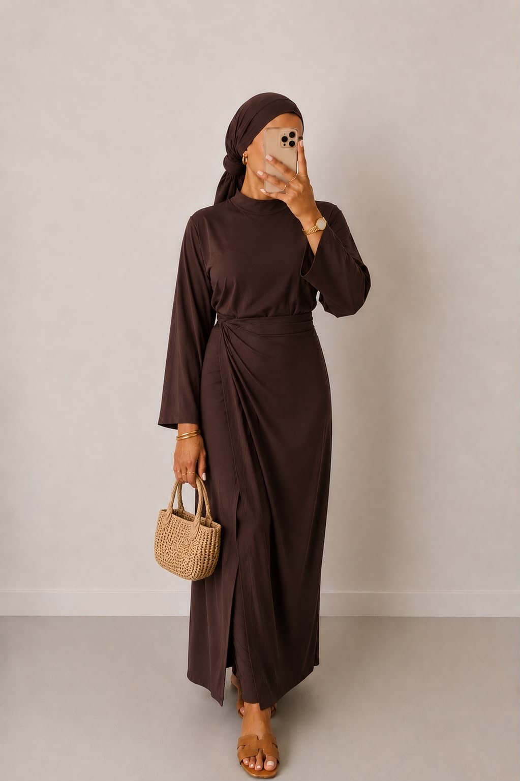 Burkini Paréo Long Choco