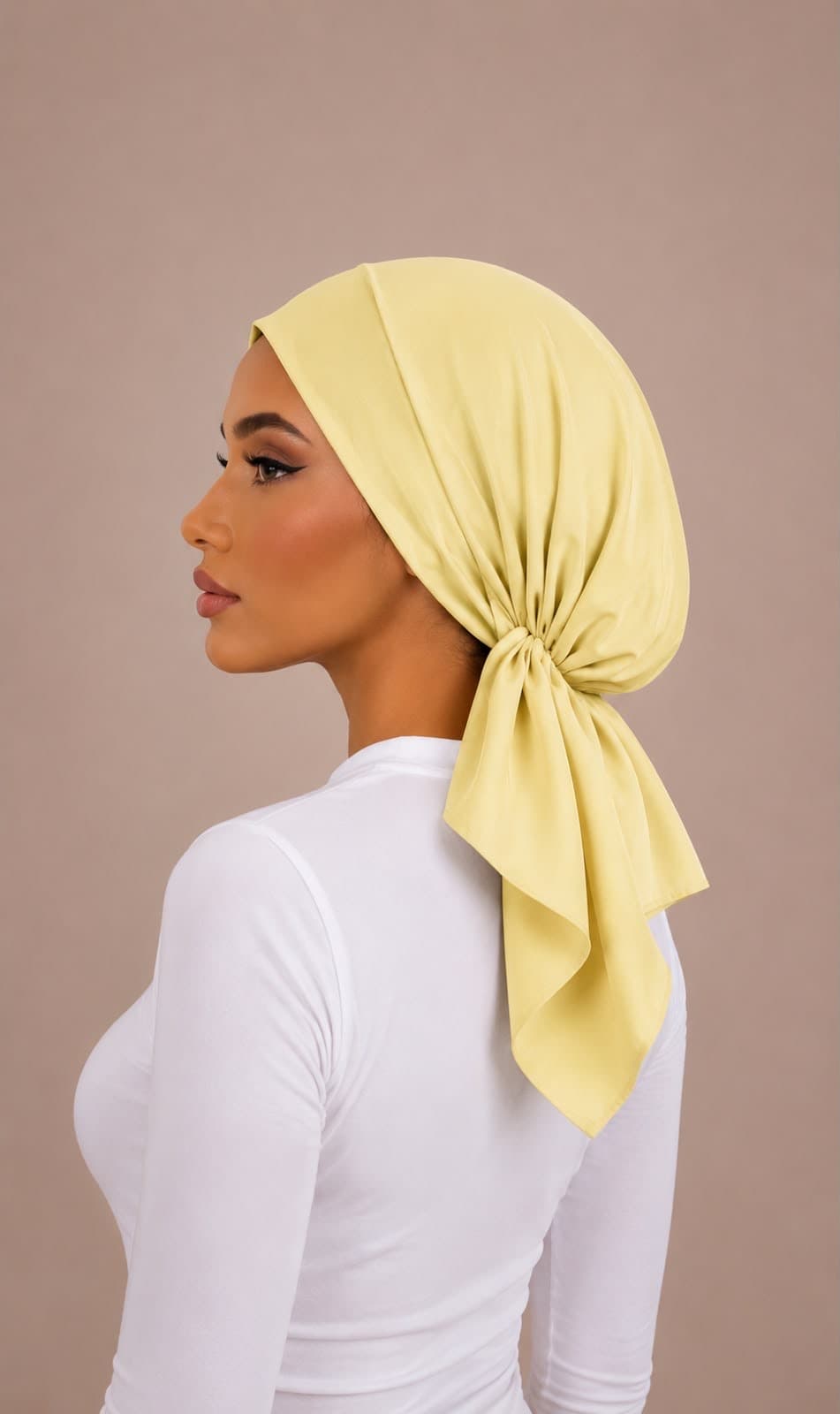 Turban de bain Jaune