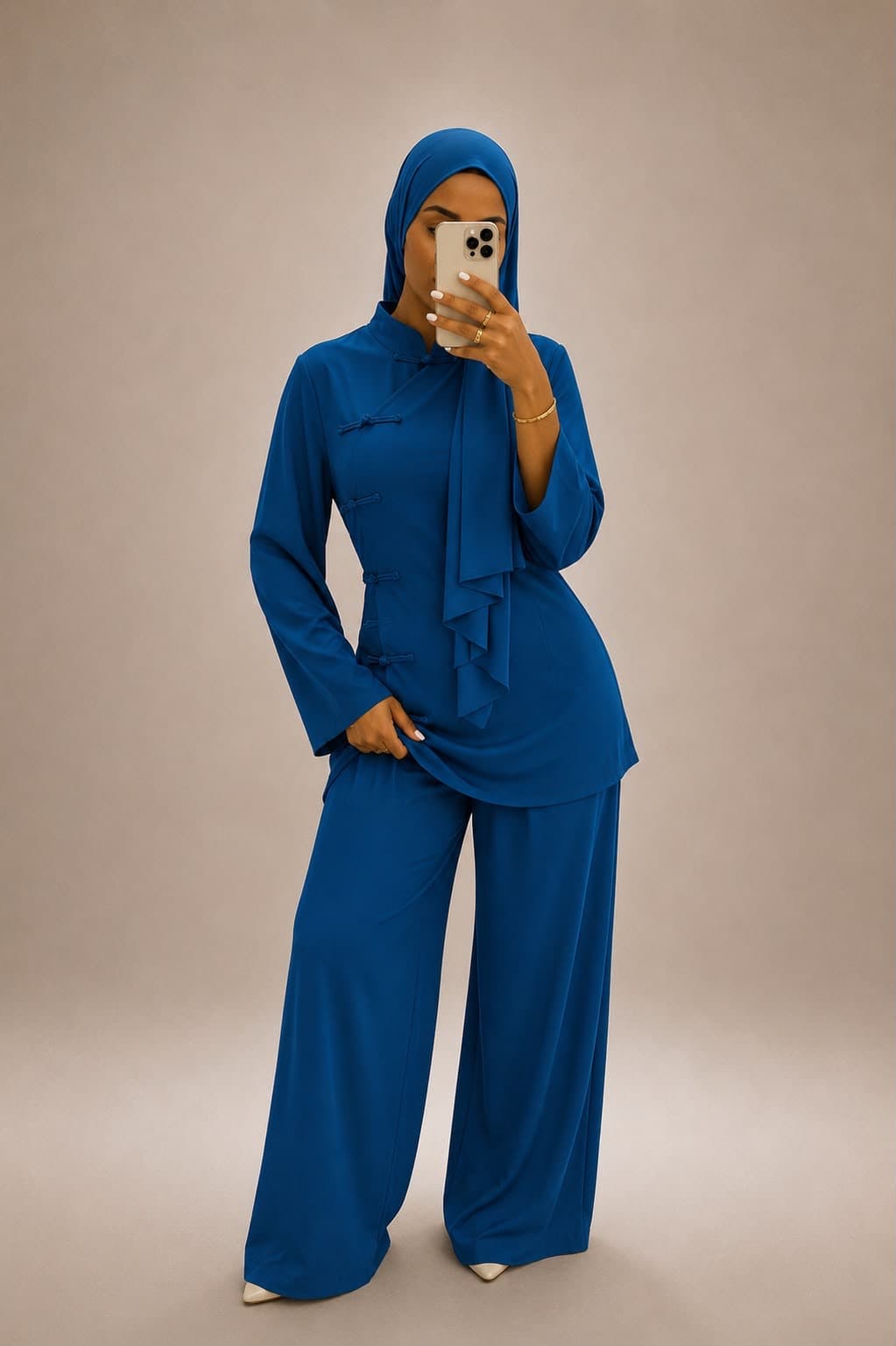 Burkini Sakura Bleu canard