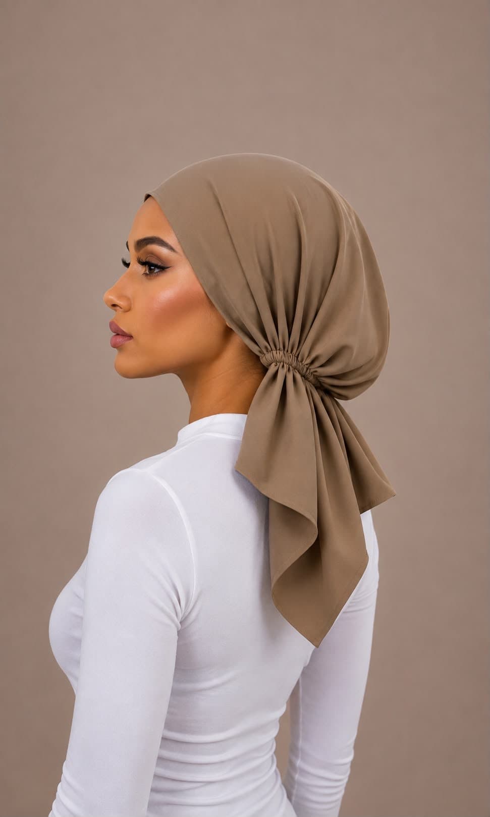 Turban de bain Noisette