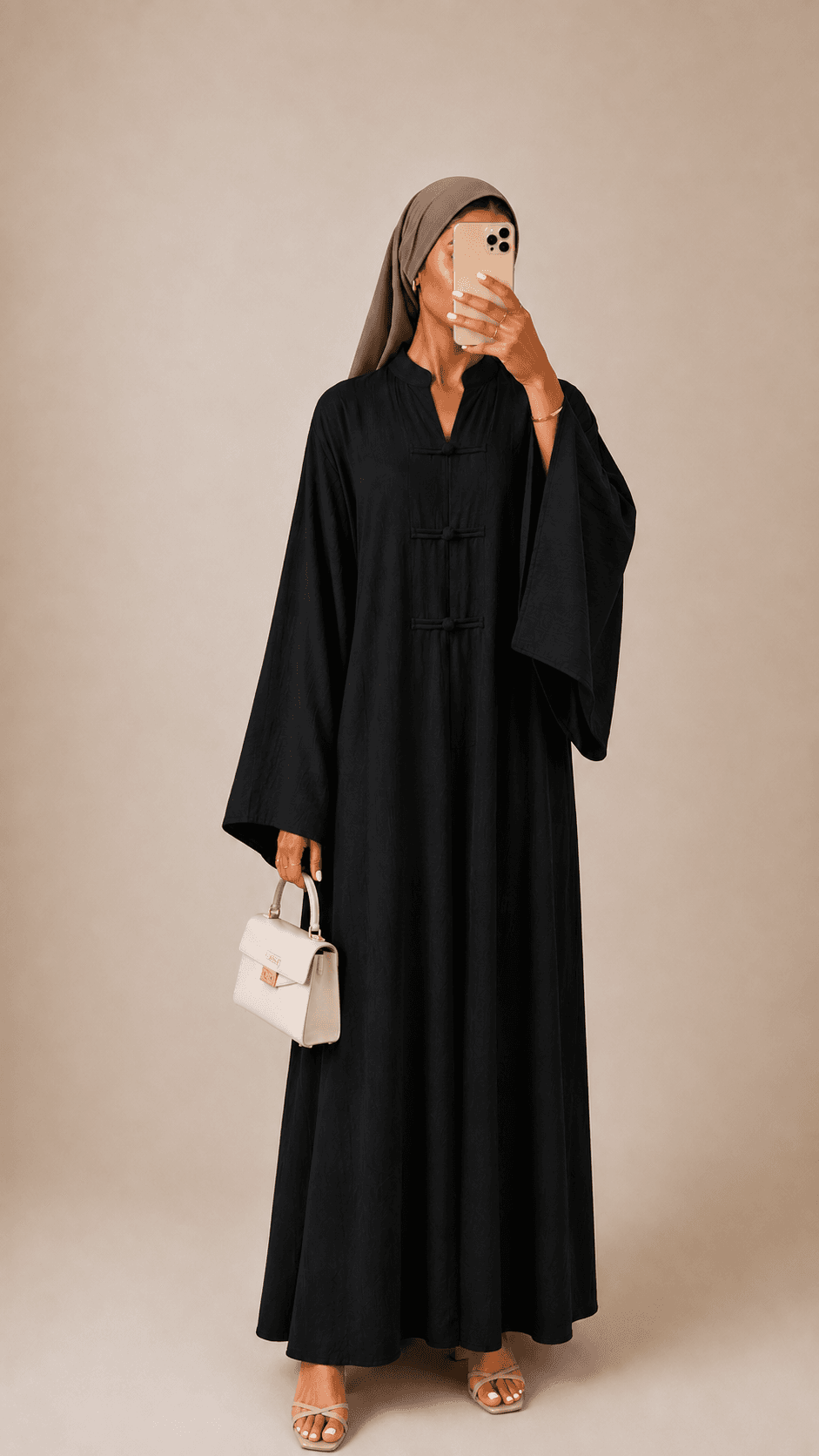 Robe kimono Noir