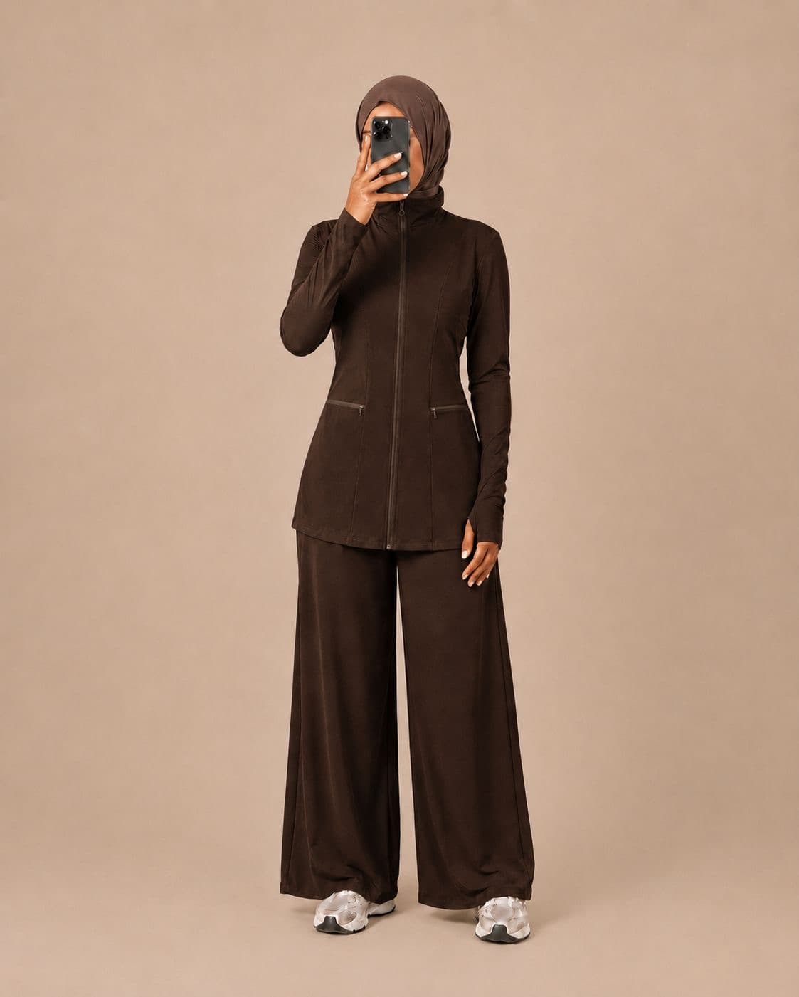 Ensemble de sport Marron